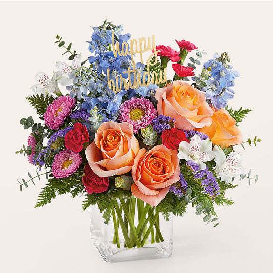 Birthday Bash Bouquet –  Lovely Flowers And Gifts, Islip Terrace NY