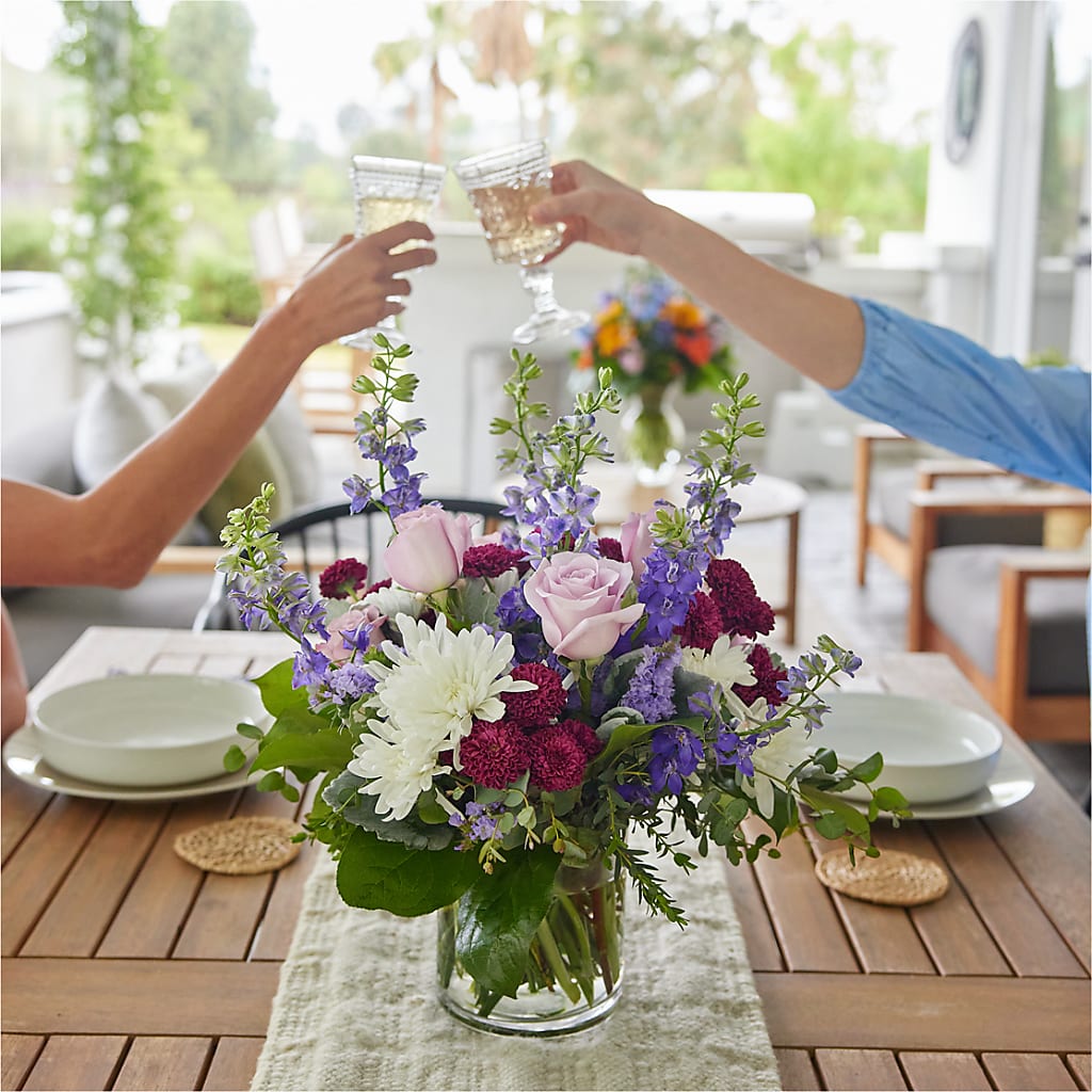 Violet Frost Bouquet –  Lovely Flowers And Gifts, Islip Terrace NY