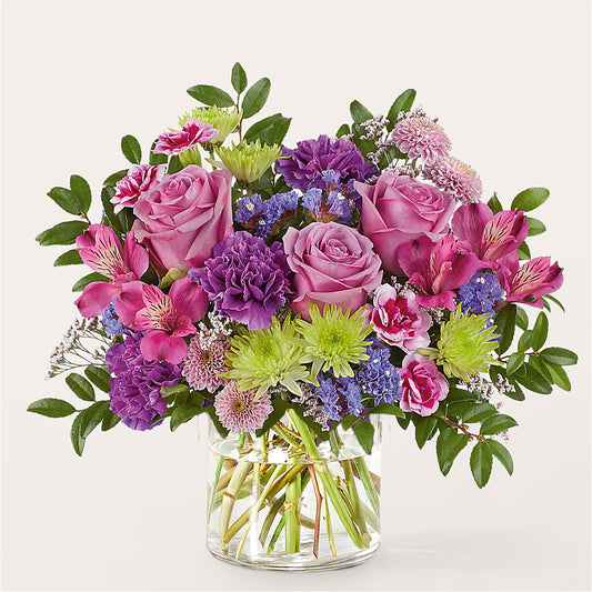 Glass Half Full Bouquet –  Lovely Flowers And Gifts, Islip Terrace NY