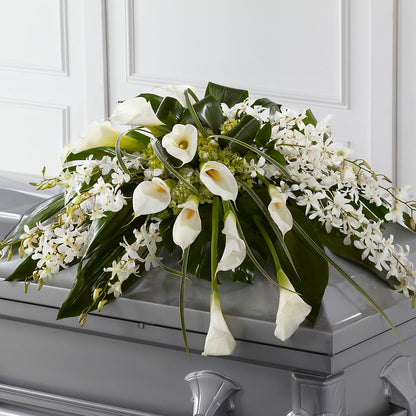 Angel Wings Casket Spray –  Lovely Flowers And Gifts, Islip Terrace NY