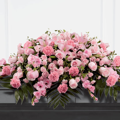 Garden of Comfort Casket Spray (Standard) –  Lovely Flowers And Gifts, Islip Terrace NY