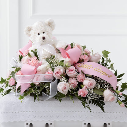 Touch of Sympathy Casket Spray –  Lovely Flowers And Gifts, Islip Terrace NY