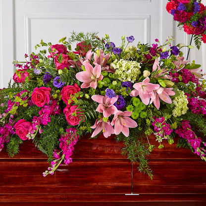 Radiant Tribute Casket Spray –  Lovely Flowers And Gifts, Islip Terrace NY