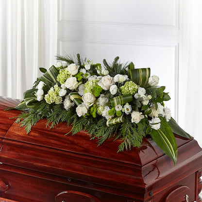 Hopeful Gesture Casket Spray –  Lovely Flowers And Gifts, Islip Terrace NY