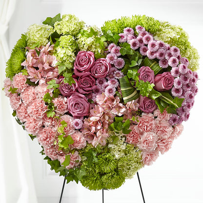 Heartwarming Standing Heart –  Lovely Flowers And Gifts, Islip Terrace NY