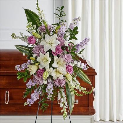 Grateful Hearts Standing Spray –  Lovely Flowers And Gifts, Islip Terrace NY