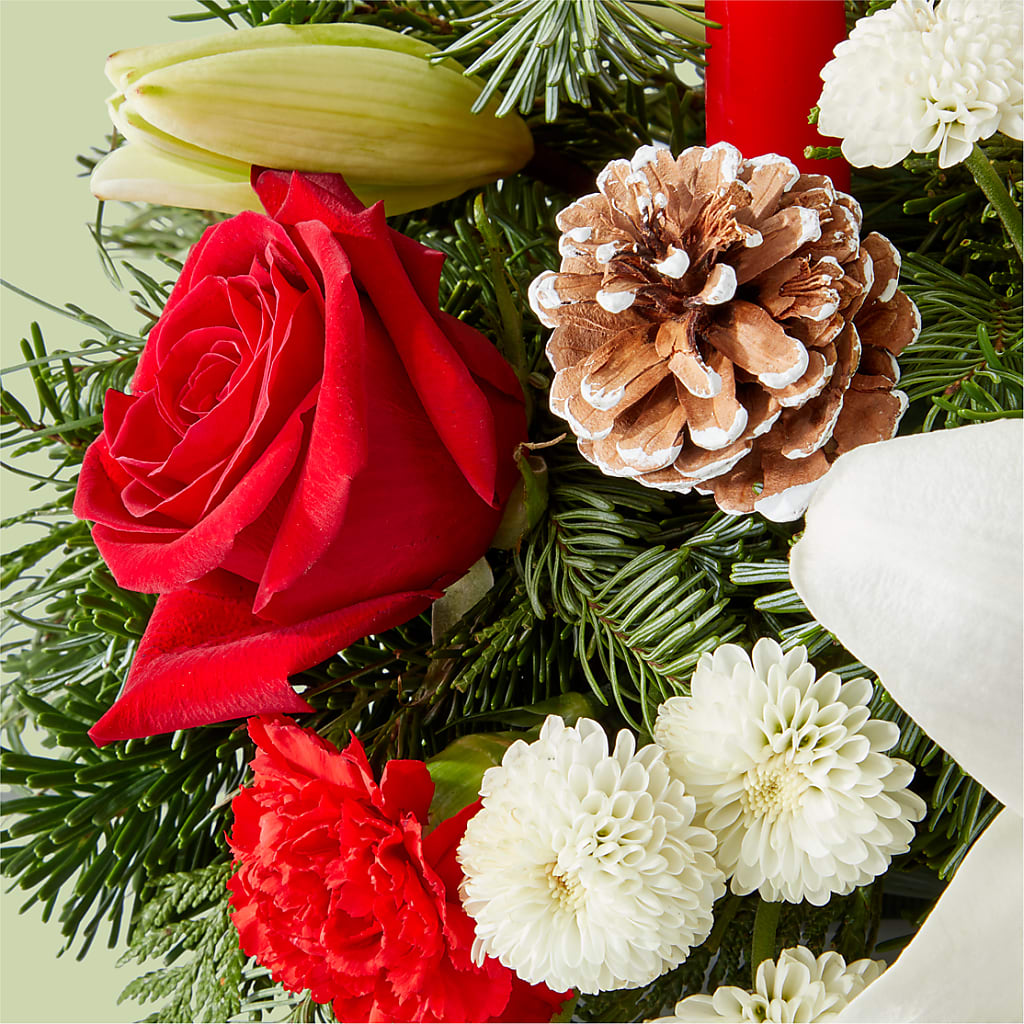 Seasonal Festivities Centerpiece –  Lovely Flowers And Gifts, Islip Terrace NY