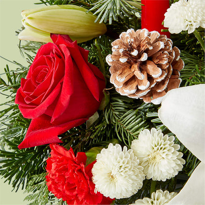 Seasonal Festivities Centerpiece –  Lovely Flowers And Gifts, Islip Terrace NY