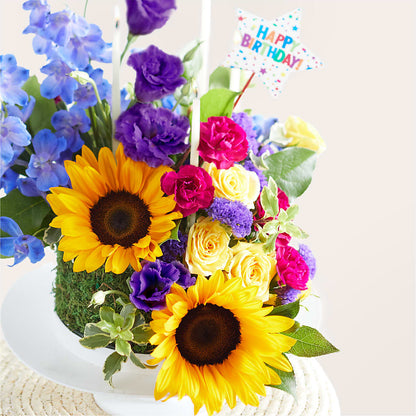 Star of the Day Floral Cake –  Lovely Flowers And Gifts, Islip Terrace NY