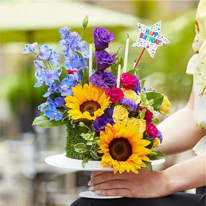 Star of the Day Floral Cake –  Lovely Flowers And Gifts, Islip Terrace NY