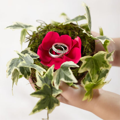 Lila Rose Ring Nest –  Lovely Flowers And Gifts, Islip Terrace NY