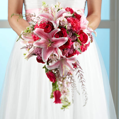 Lily & Rose Bouquet –  Lovely Flowers And Gifts, Islip Terrace NY