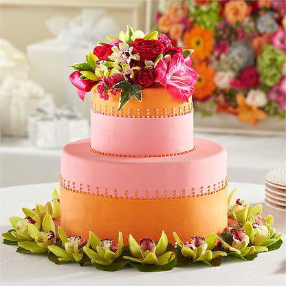 Sweet Citrus Cake Decor –  Lovely Flowers And Gifts, Islip Terrace NY